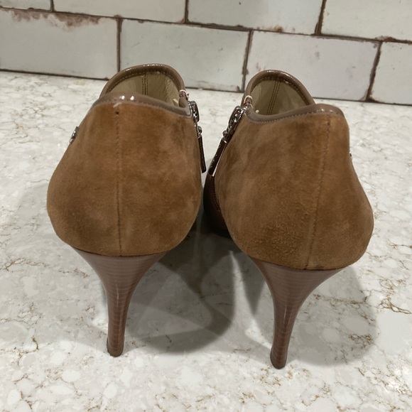 Calvin Klein Brown Suede Booties - Picture 3 of 7